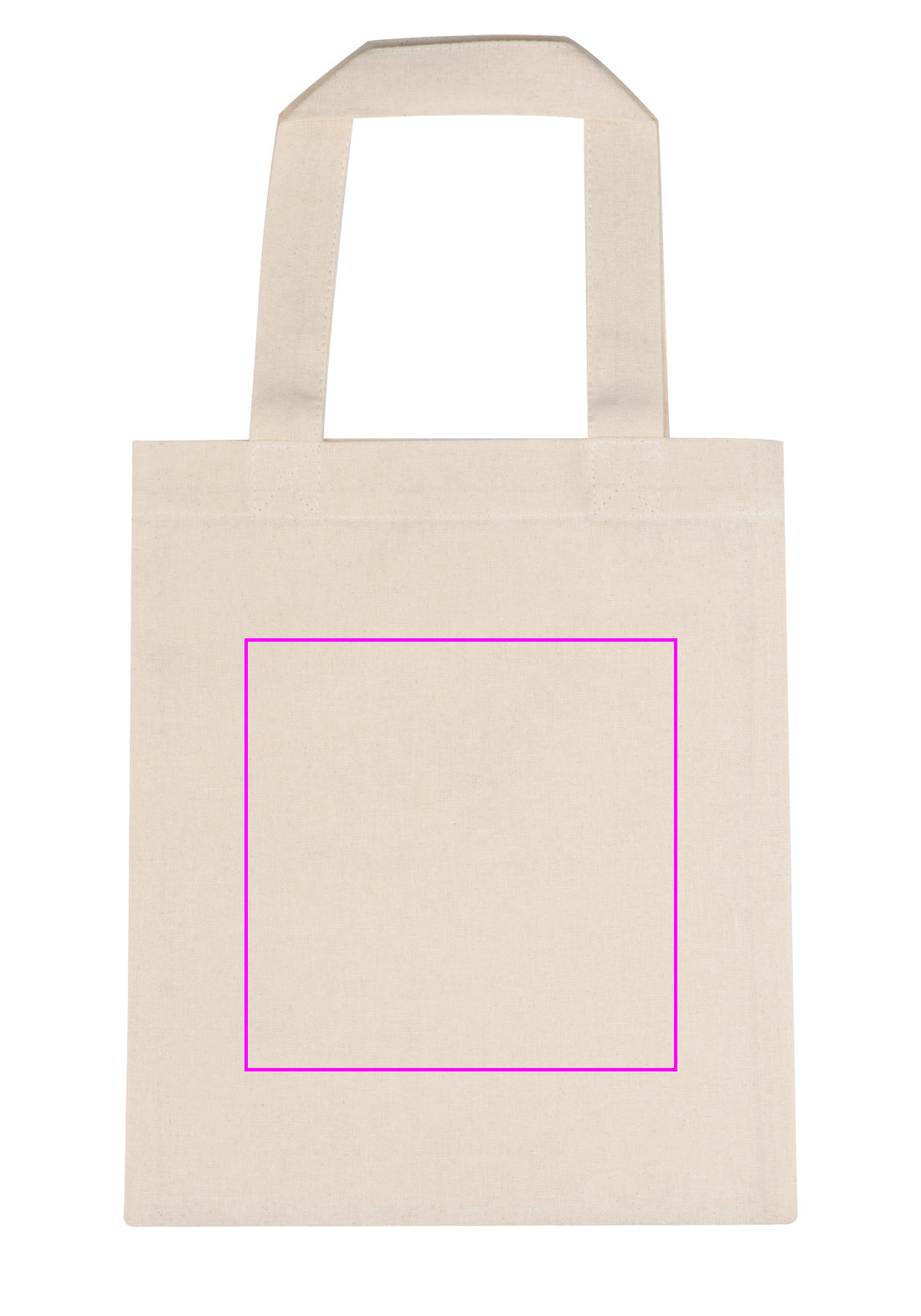 Small cotton bag with short handles 140 g/m2 MARLENE