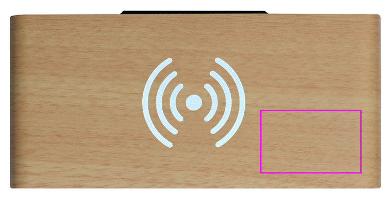 Clock with inductive charger DELILAH