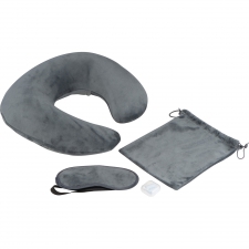 Travel set pillow, sleep mask, earplugs SYLVIA