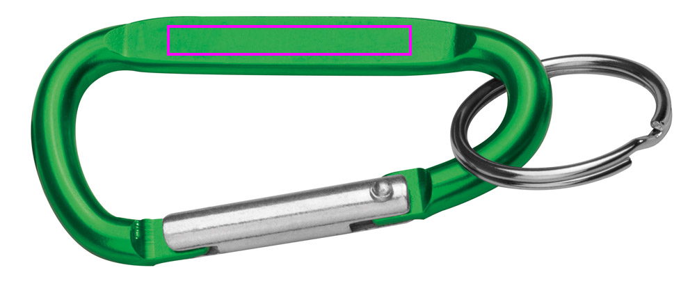 Keyring with carabiner LEAH