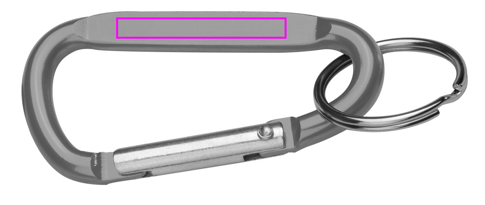 Keyring with carabiner LEAH