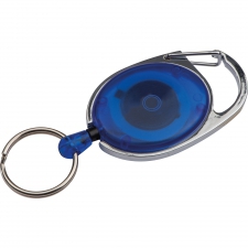 Keyring with carabiner and retractable cord DIANA