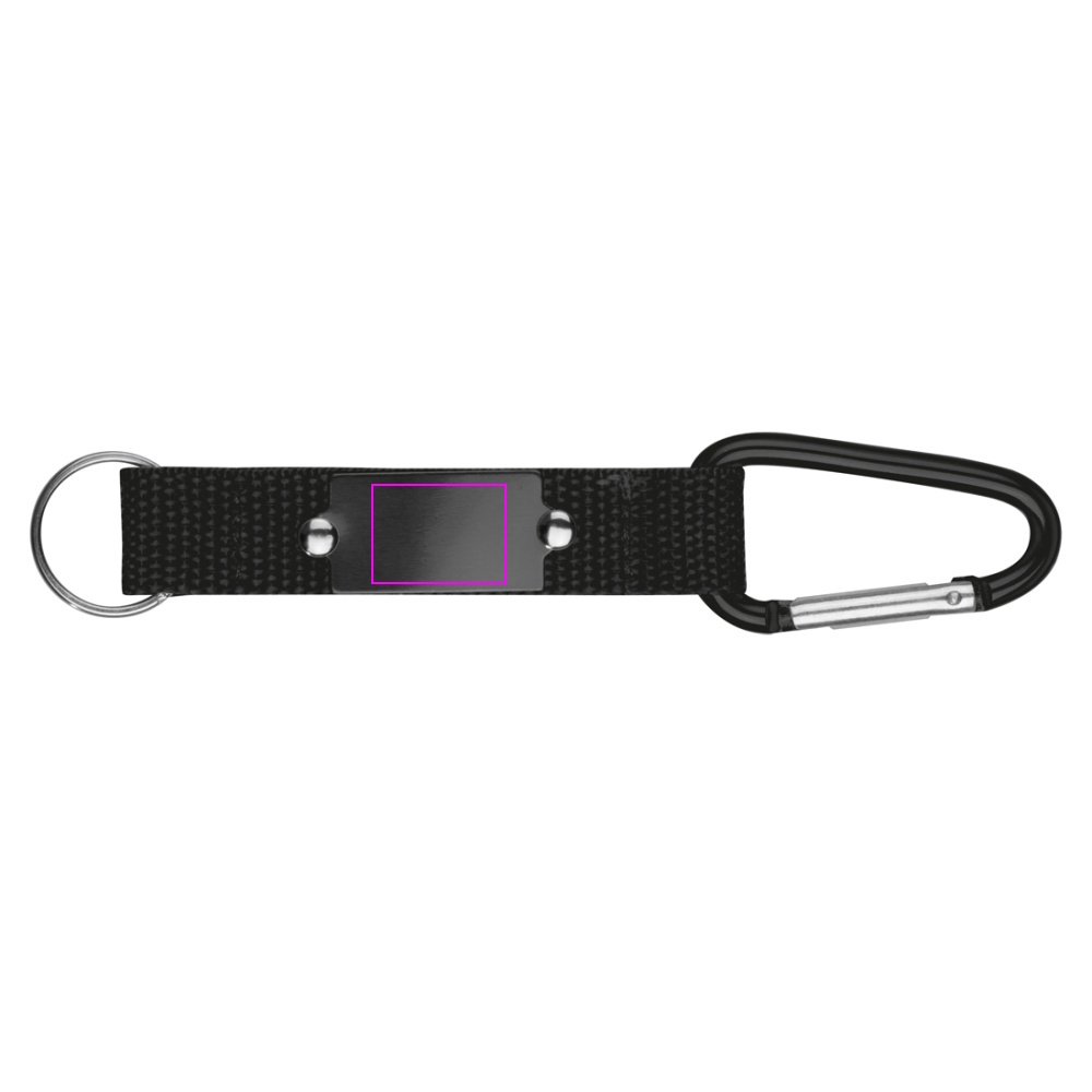Keyring with carabiner PHYLLIS