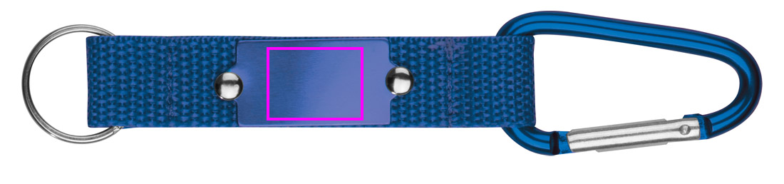 Keyring with carabiner PHYLLIS