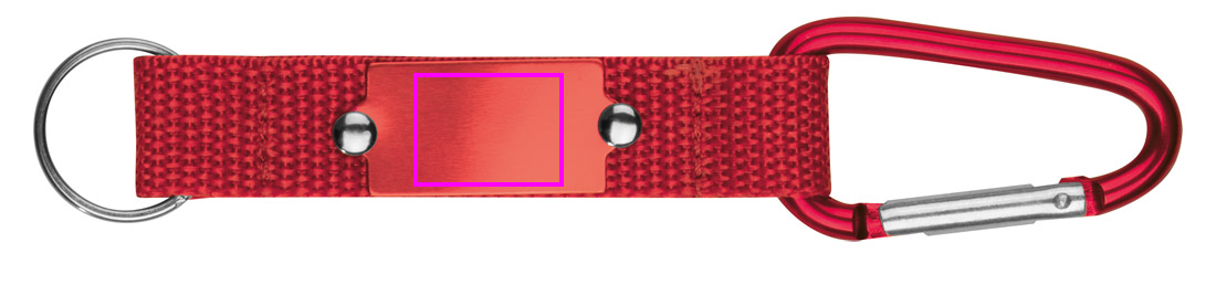 Keyring with carabiner PHYLLIS