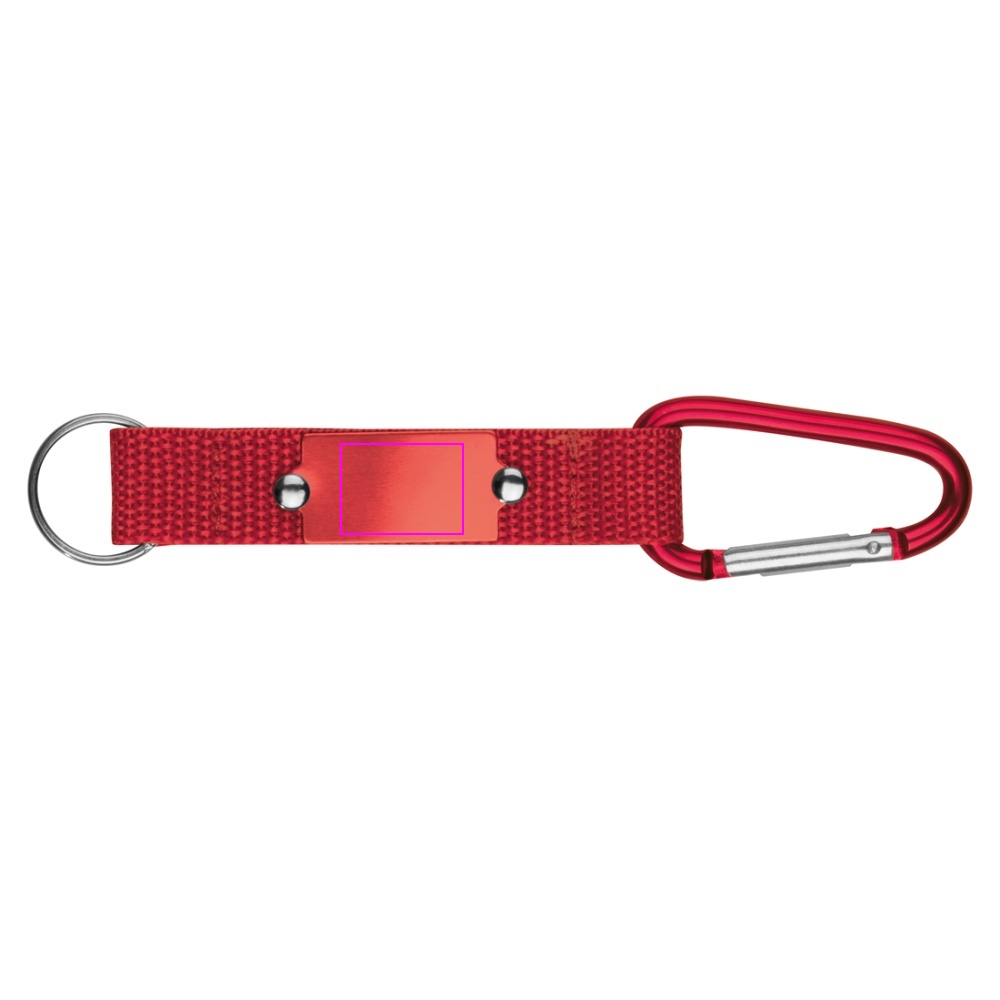 Keyring with carabiner PHYLLIS