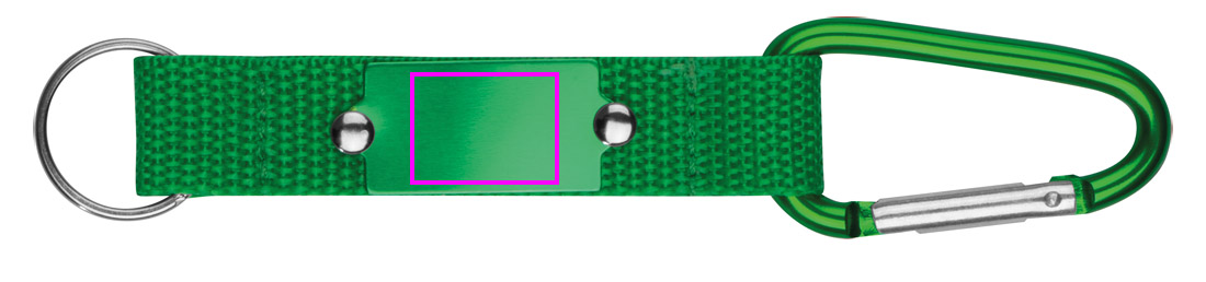 Keyring with carabiner PHYLLIS