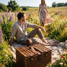 Picnic basket for 4 people GILLIAN