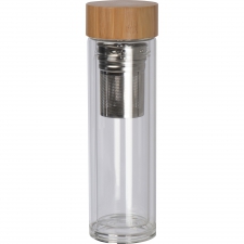 Glass thermal bottle 420 ml HENDRIK