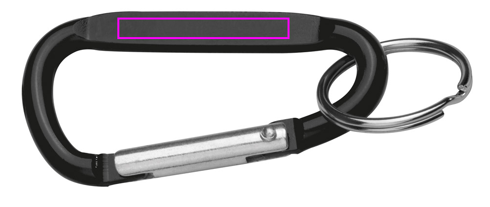 Keyring with carabiner LEAH