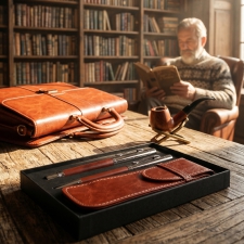 Writing set ballpen and fountain pen Mark Twain ALFREDO