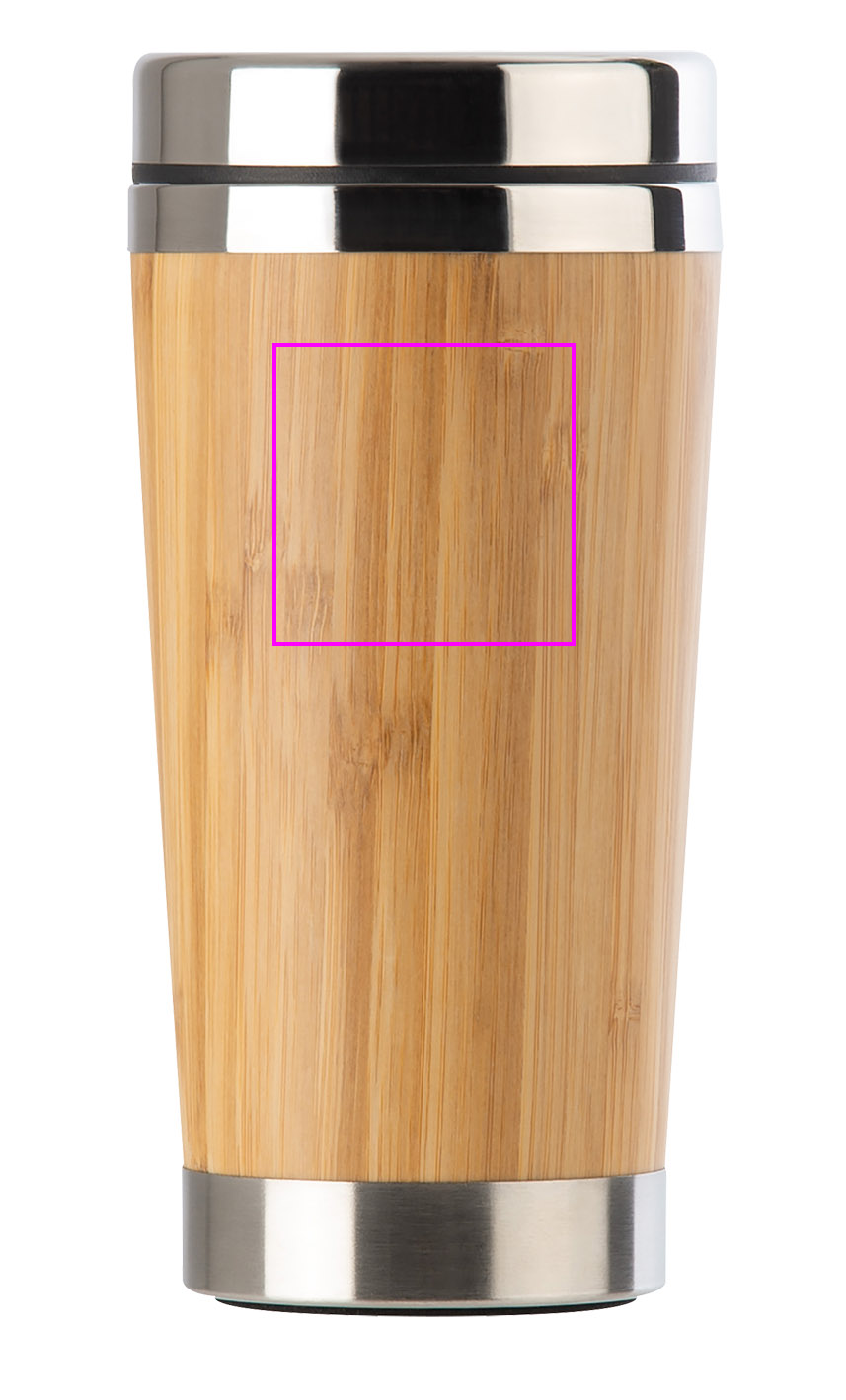 Bamboo thermal mug 400 ml CHRISTOPH