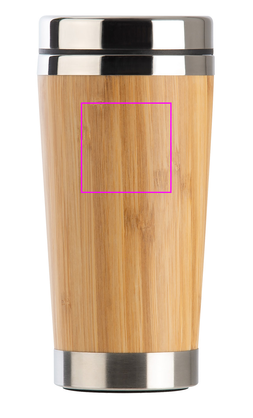 Bamboo thermal mug 400 ml CHRISTOPH
