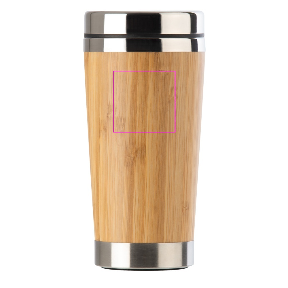 Bamboo thermal mug 400 ml CHRISTOPH