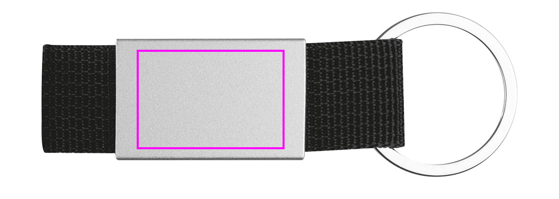 Metal keyring MARC