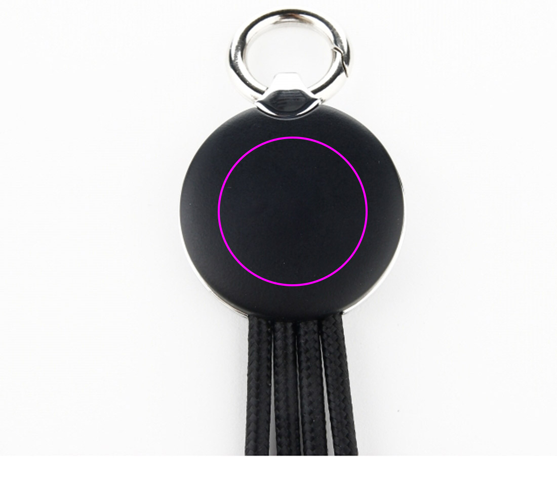 3in1 charging cable with illuminated logo