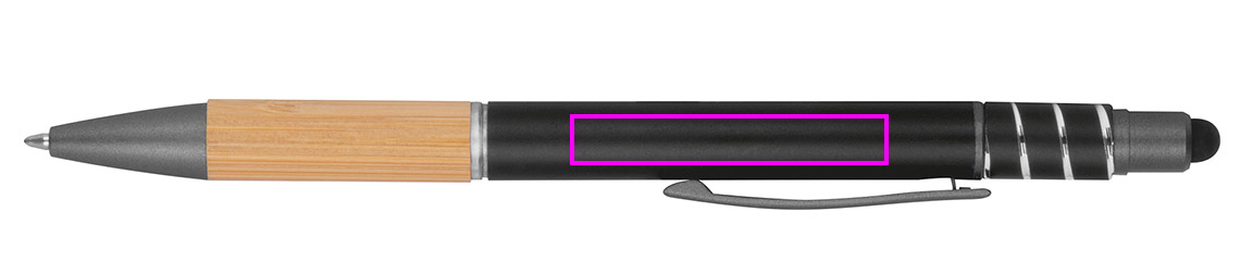 Aluminium anti-stress touch pen MANUELA