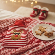 Christmas hot water bottle PASQUALE