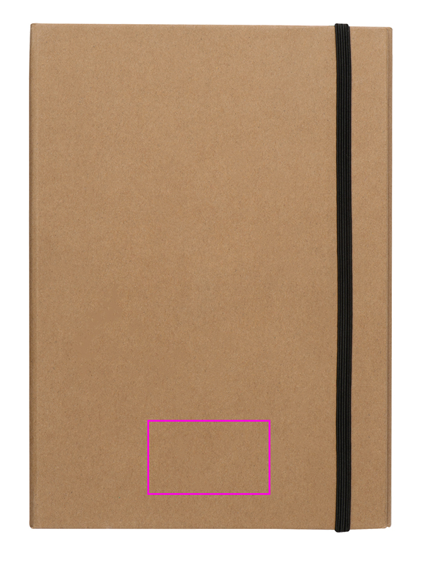 Folder with lined notebook and writing accessories CALVIN