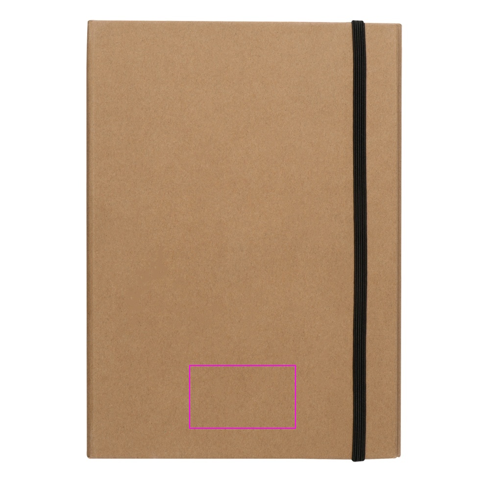 Folder with lined notebook and writing accessories CALVIN