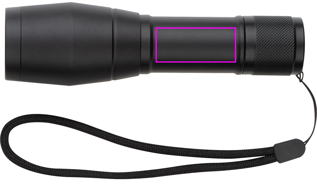 Aluminium LED flashlight DAVID