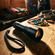 Aluminium LED flashlight DAVID