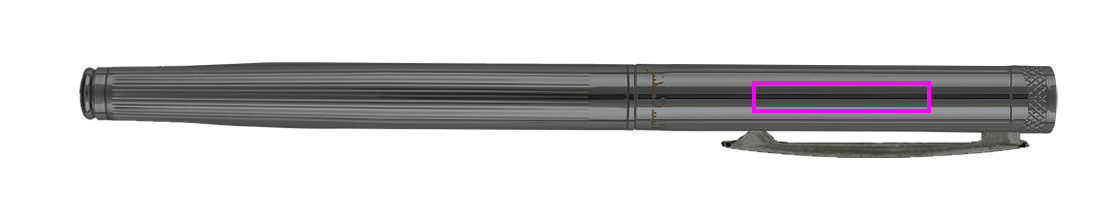 Writing set ballpoint pen & roller RENEE Pierre Cardin