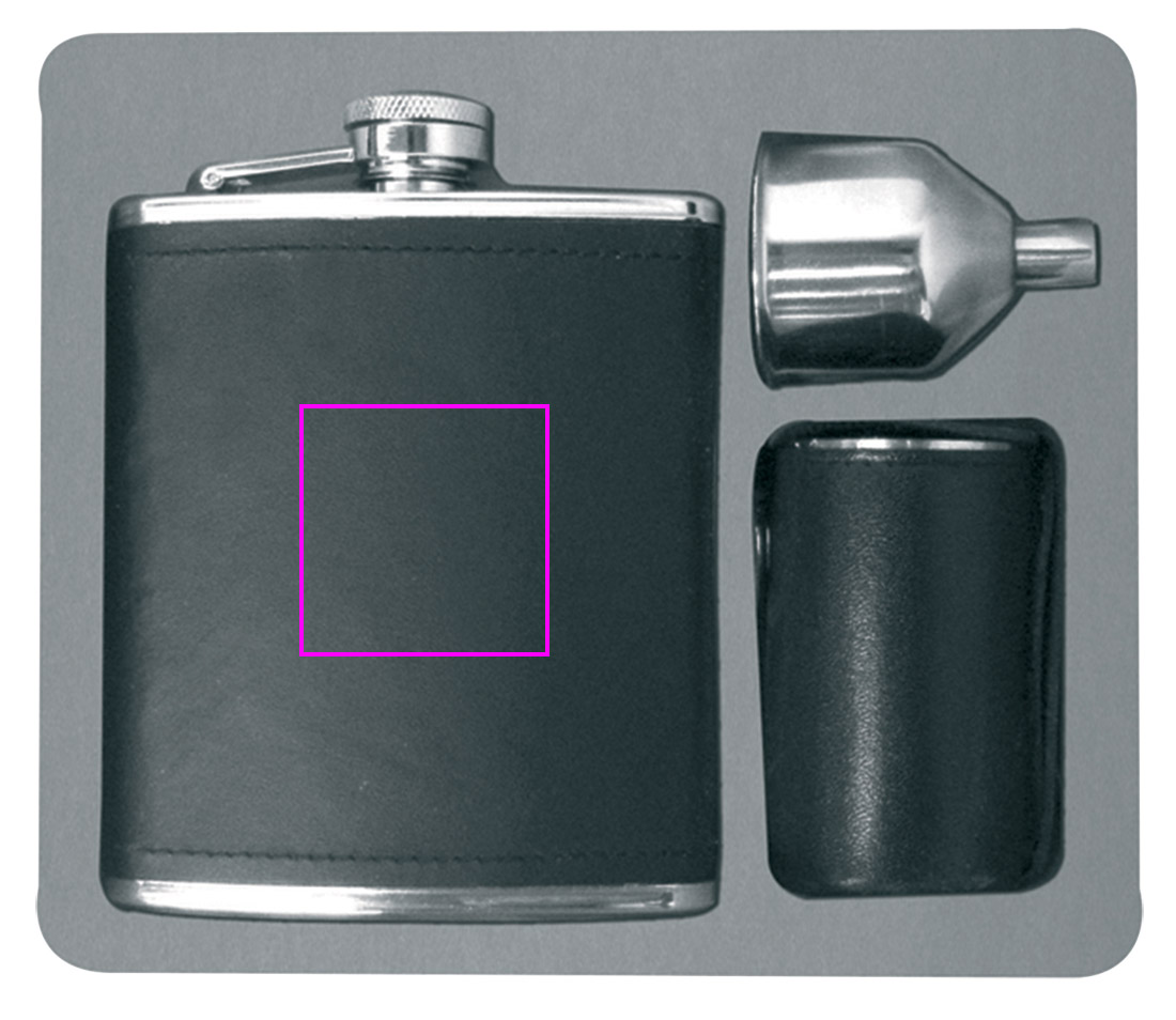 Hip flask MADONIE 236 ml Schwarzwolf