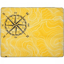 Foldable picnic blanket ALVERNIA Schwarzwolf