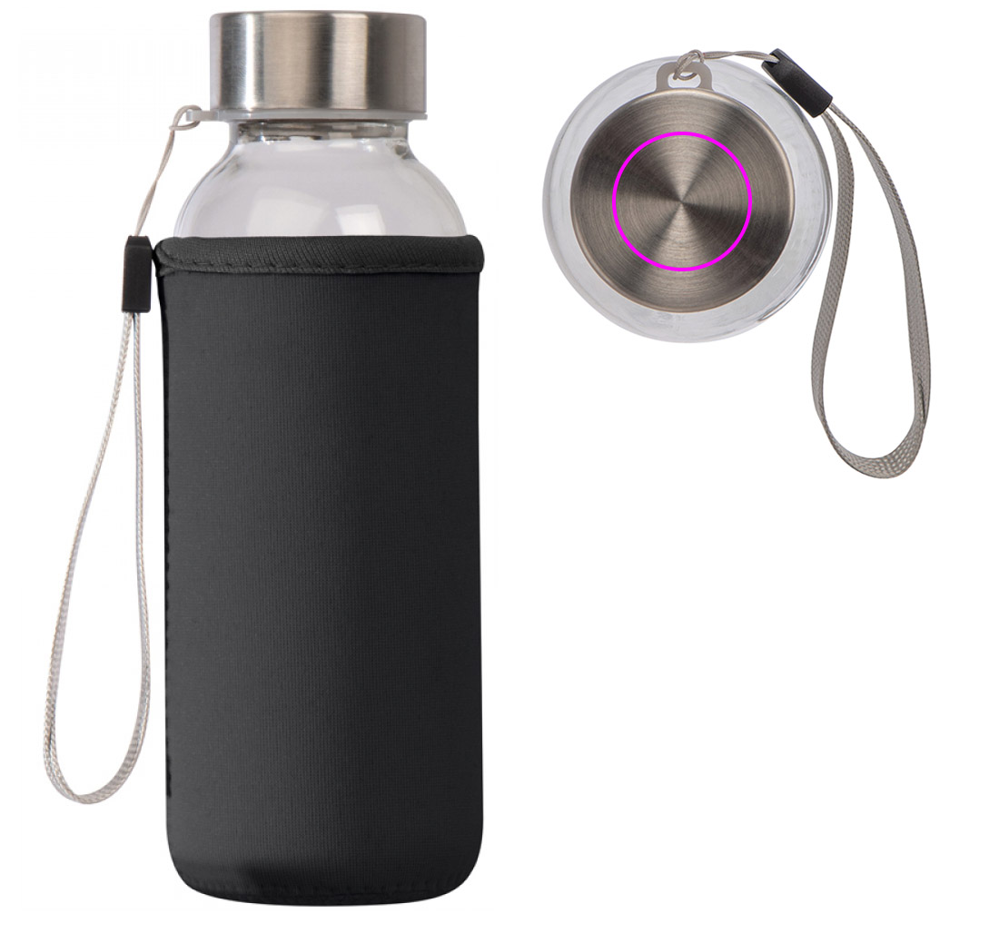 Glass bottle with sleeve 300 ml LOTTE