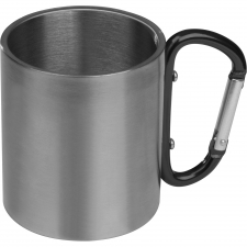 Metal mug with carabiner 200 ml ANGELICA