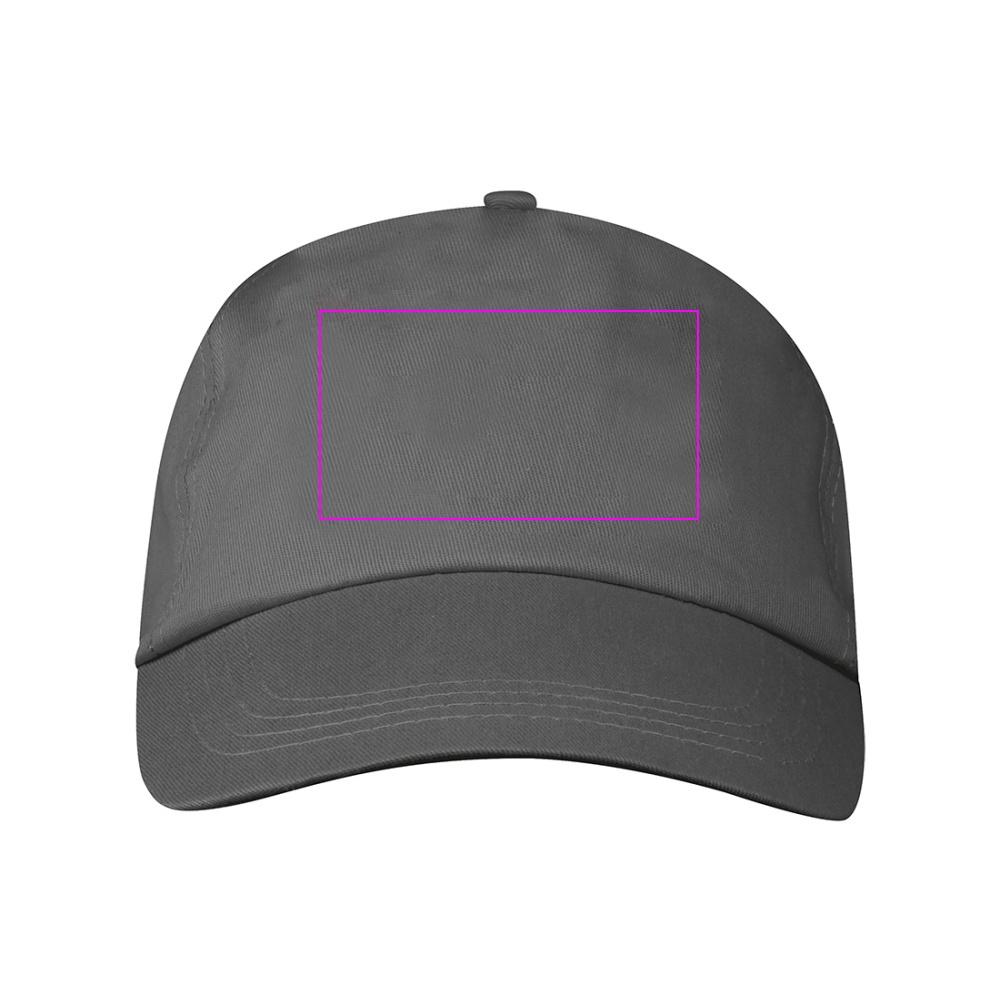 Cotton 5-panel baseball cap 170 g/m² MEGAN