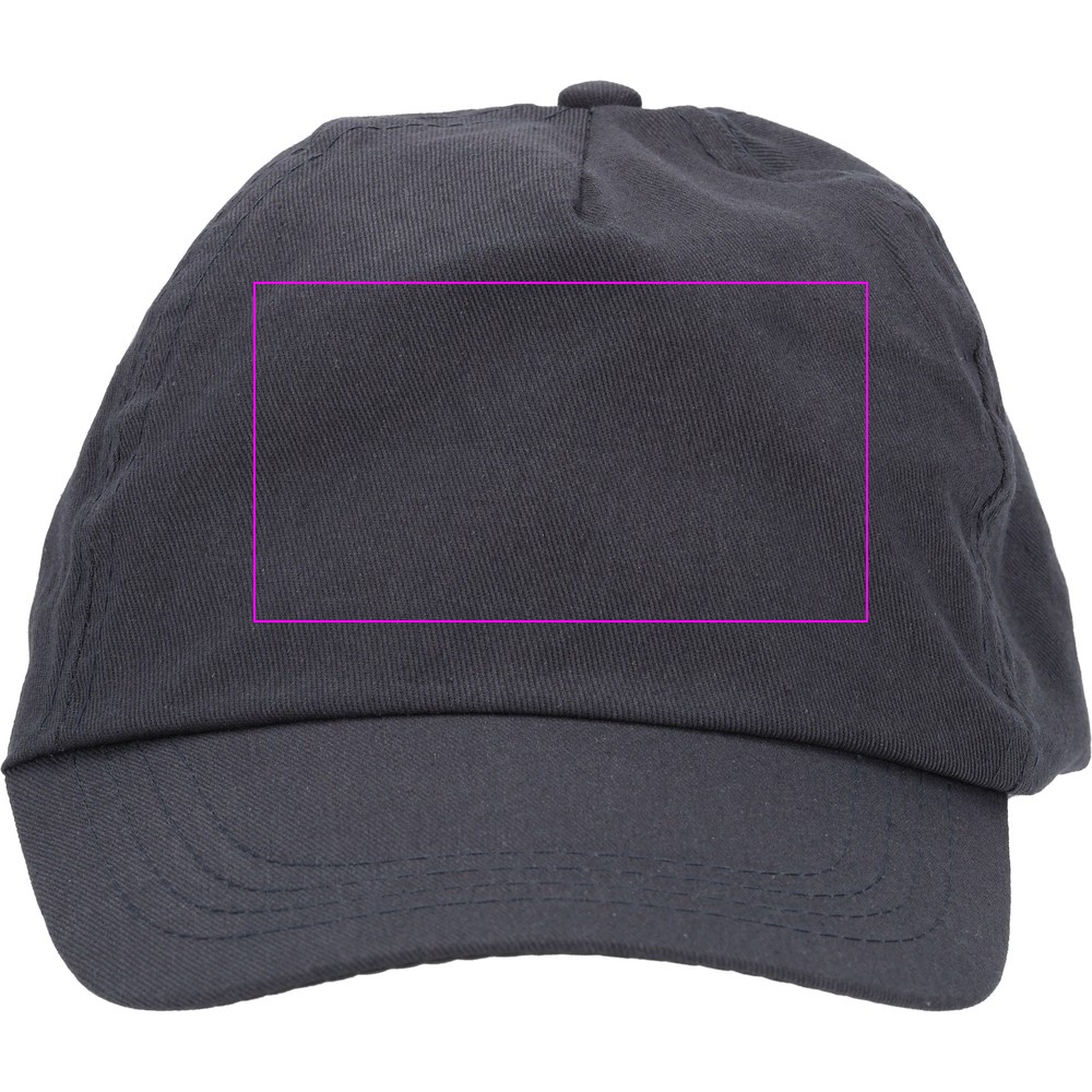 Cotton 5-panel baseball cap 170 g/m² MEGAN