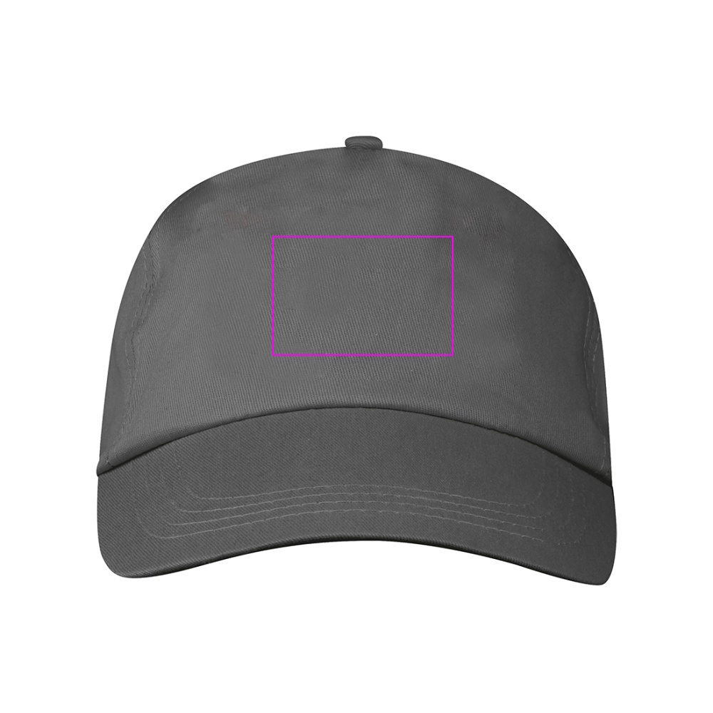 Cotton 5-panel baseball cap 170 g/m² MEGAN