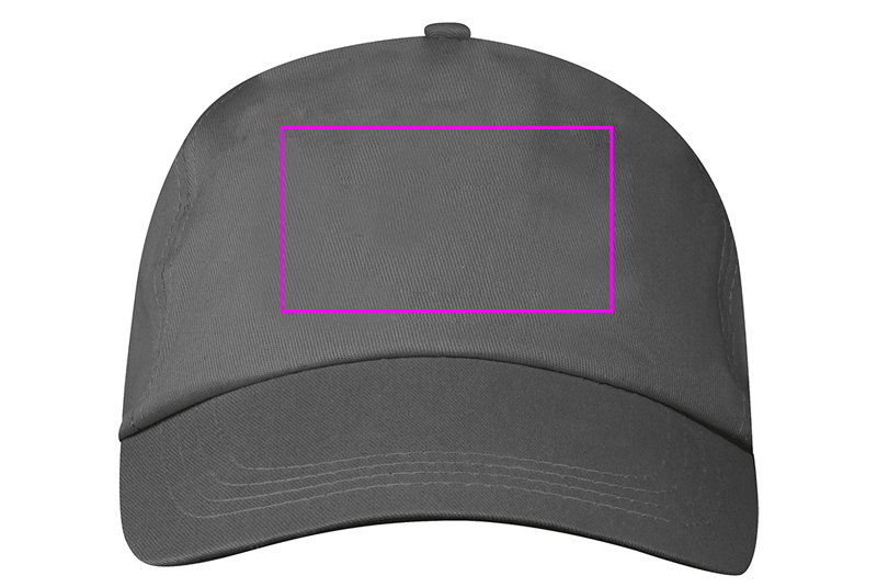 Cotton 5-panel baseball cap 170 g/m² MEGAN