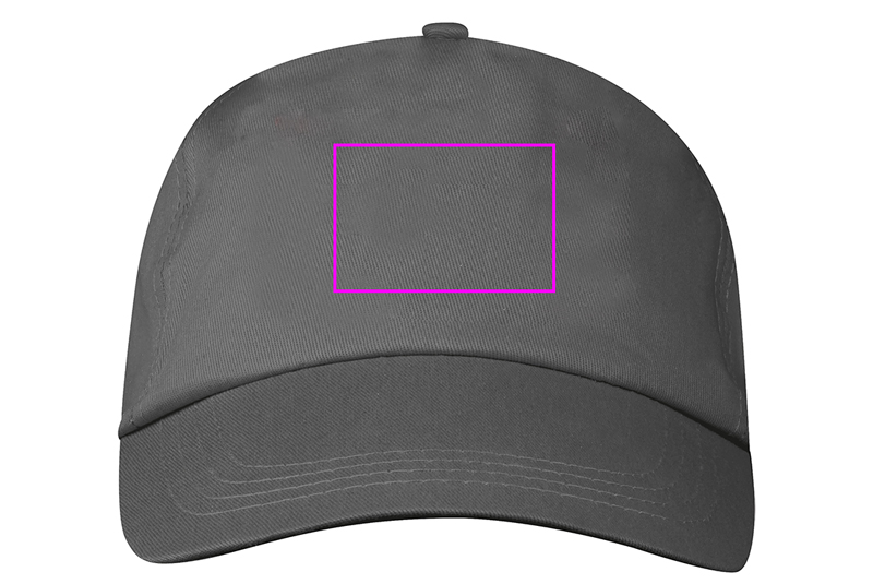 Cotton 5-panel baseball cap 170 g/m² MEGAN