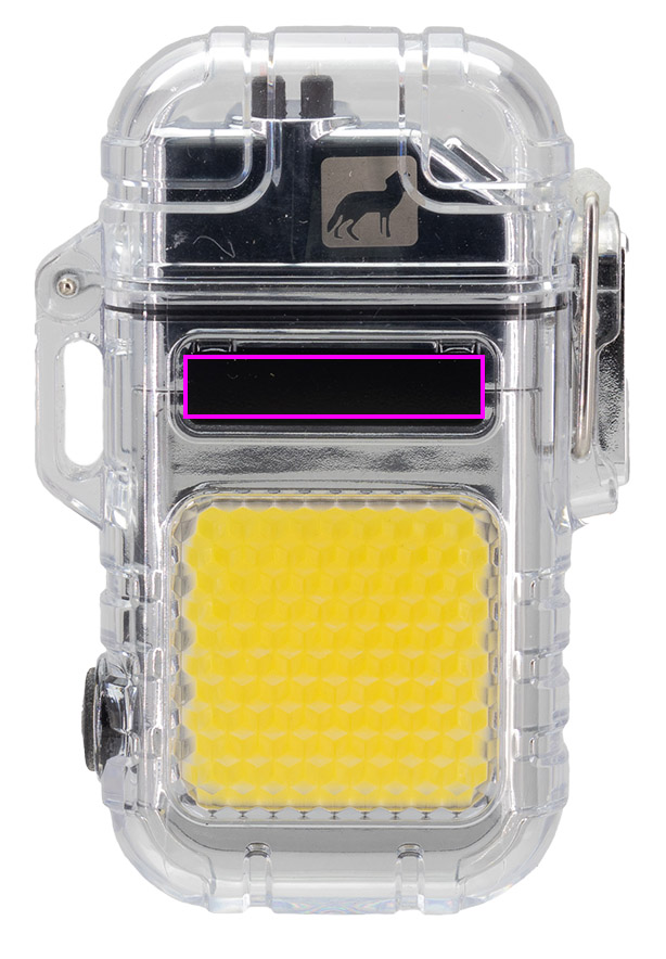 Electrical lighter CALBUCO Schwarzwolf
