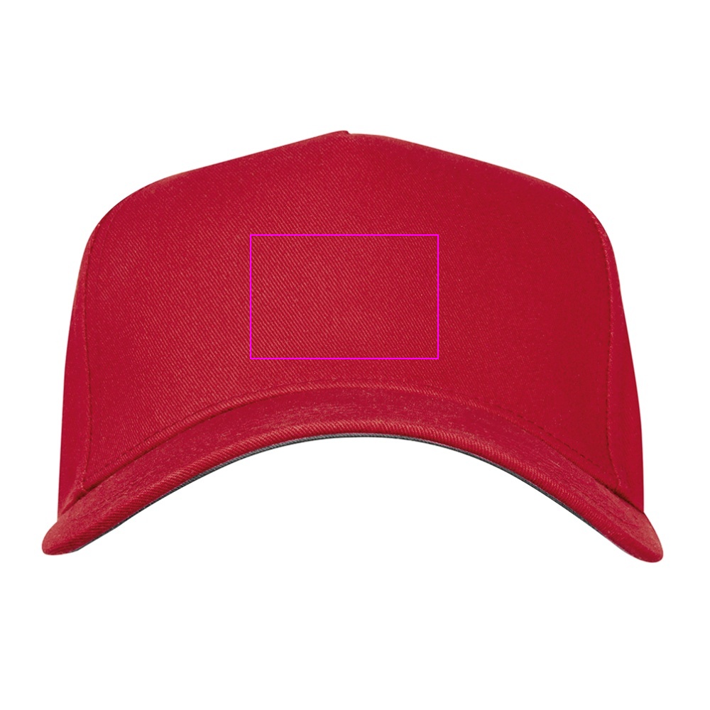 Cotton 5-panel baseball cap 290 g/m² AXEL
