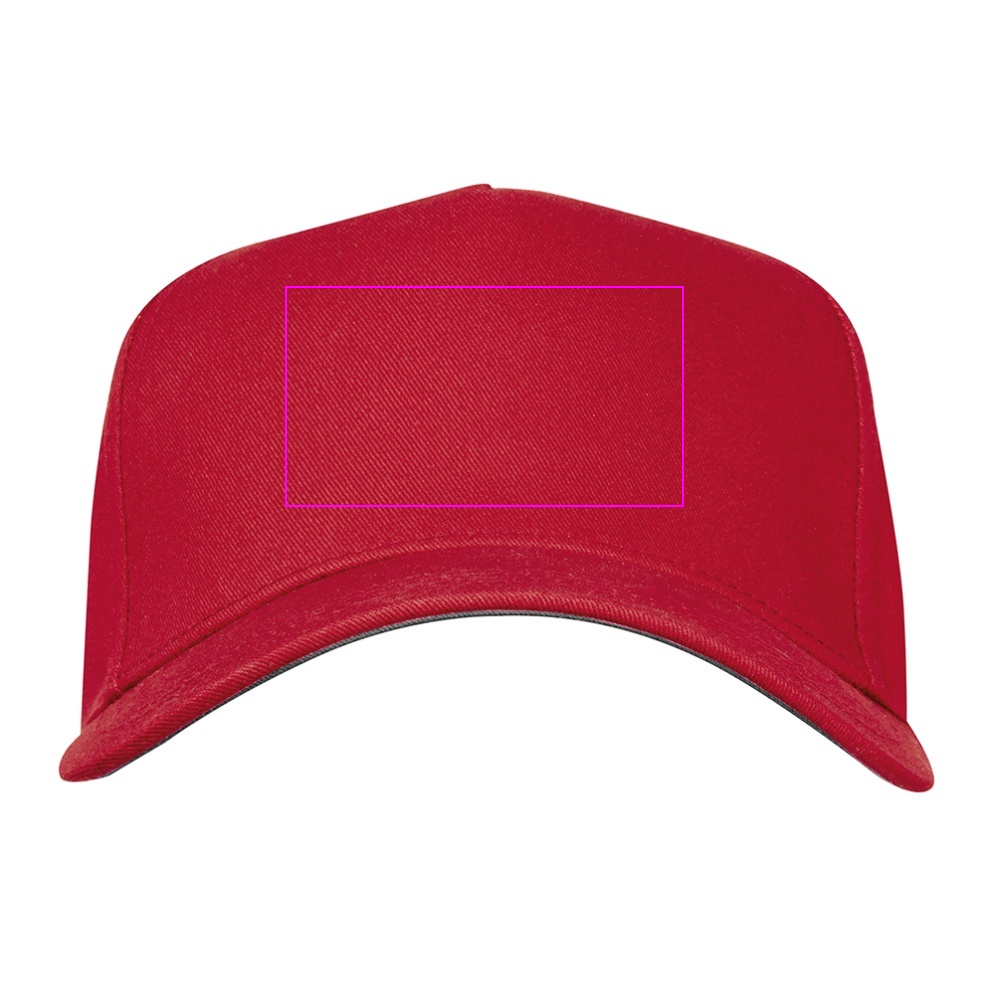 Cotton 5-panel baseball cap 290 g/m² AXEL