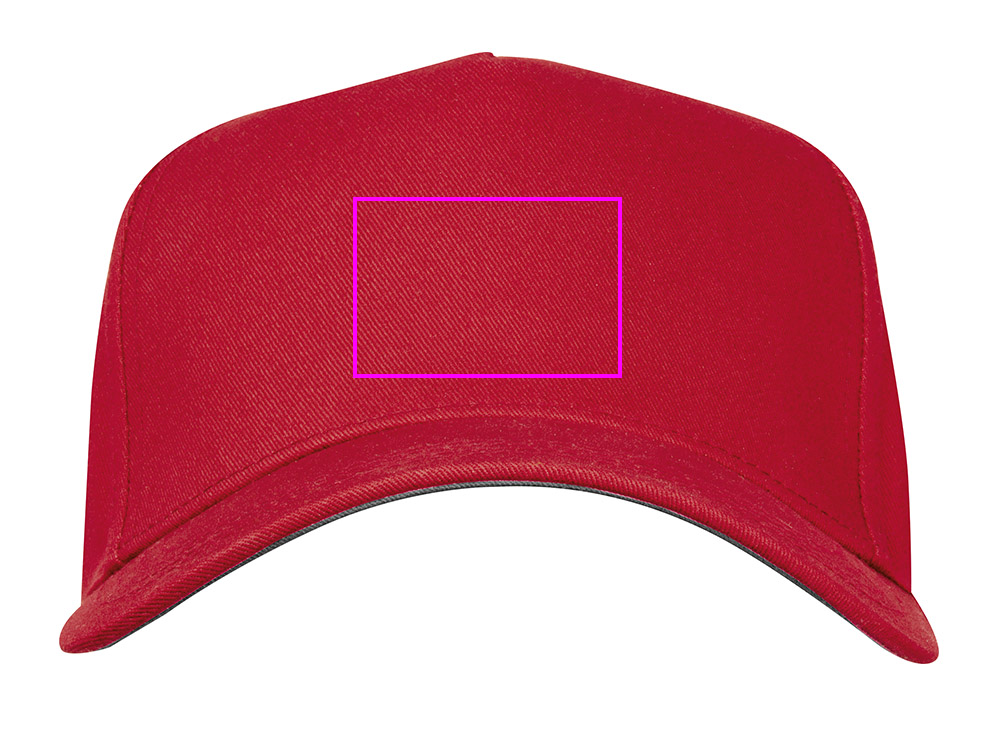 Cotton 5-panel baseball cap 290 g/m² AXEL