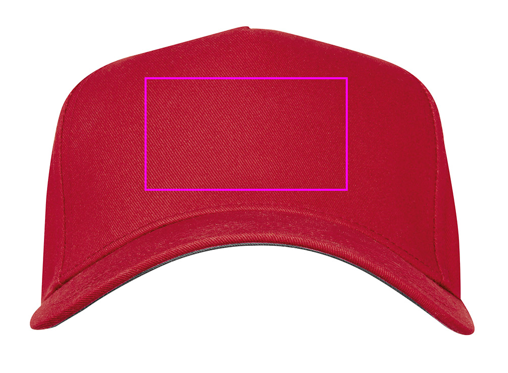 Cotton 5-panel baseball cap 290 g/m² AXEL