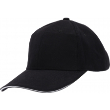 6-Panel Cotton Baseball Cap, 260 g/m² CURTIS