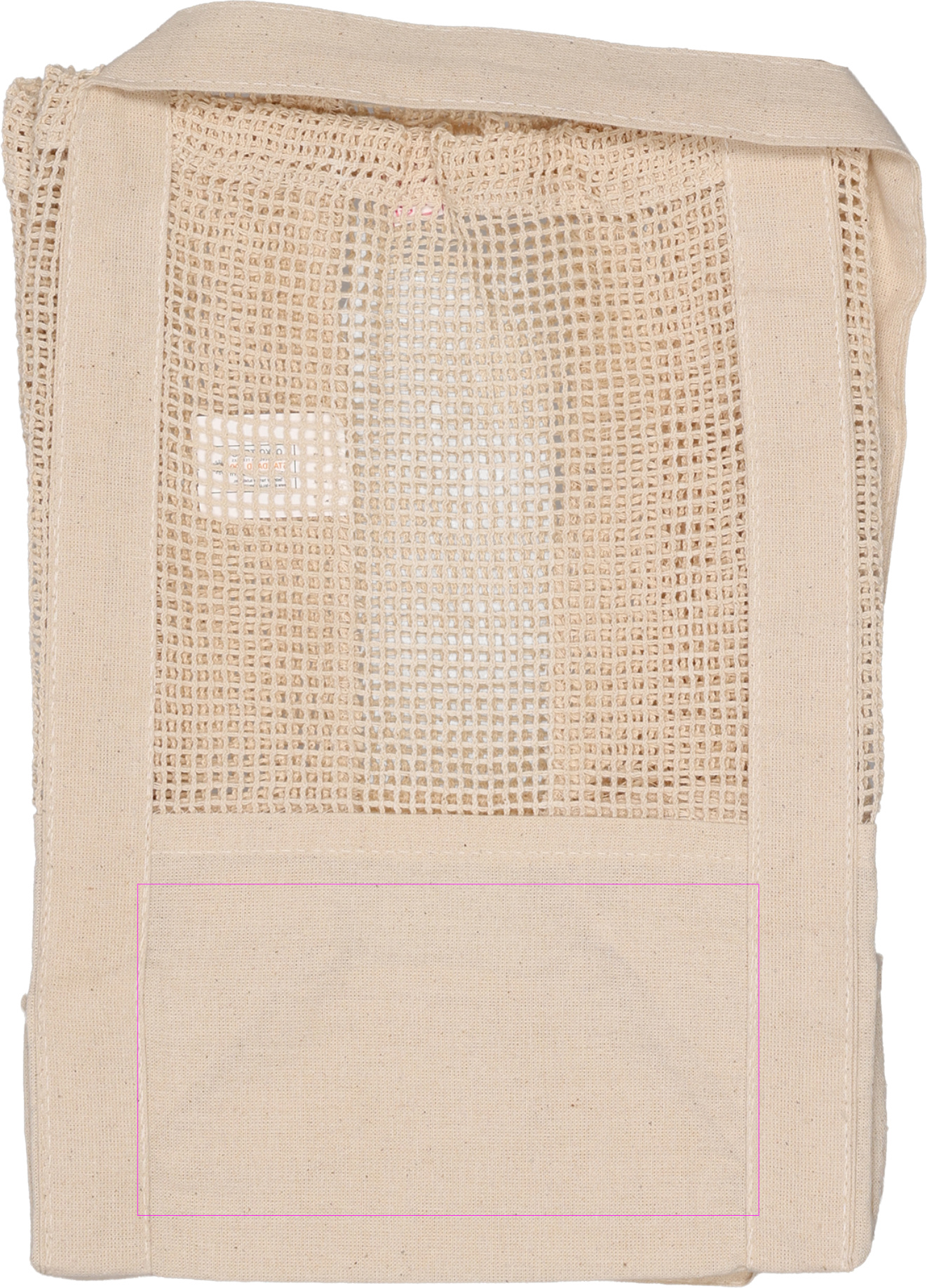 Cotton bag with mesh 150 g/m2 BENEDIKT
