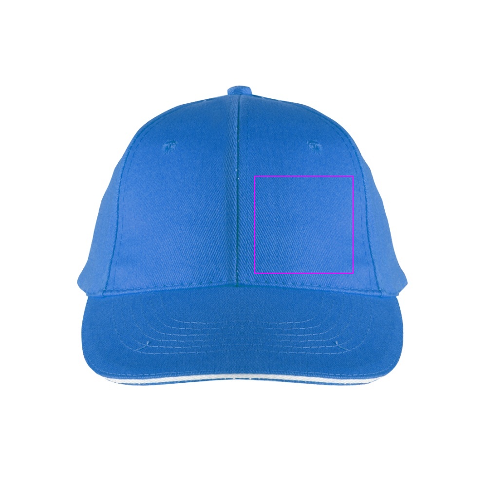 6-Panel Cotton Baseball Cap, 260 g/m² CURTIS