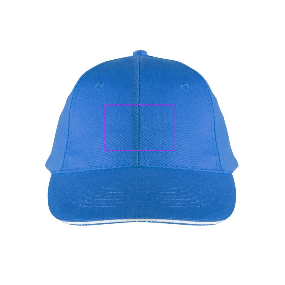 6-Panel Cotton Baseball Cap, 260 g/m² CURTIS