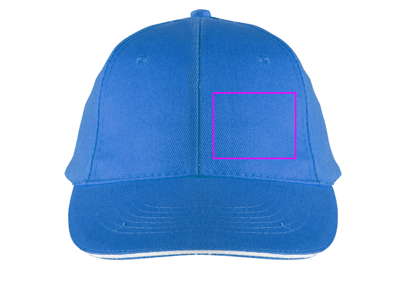 6-Panel Cotton Baseball Cap, 260 g/m² CURTIS