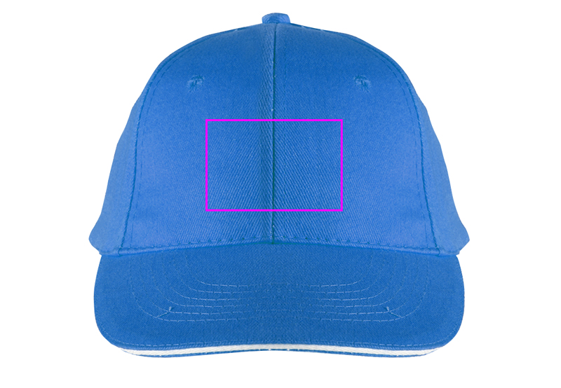 6-Panel Cotton Baseball Cap, 260 g/m² CURTIS