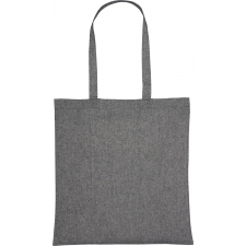 Recycled cotton bag with long handles 140 g/m2 LAMBERTO