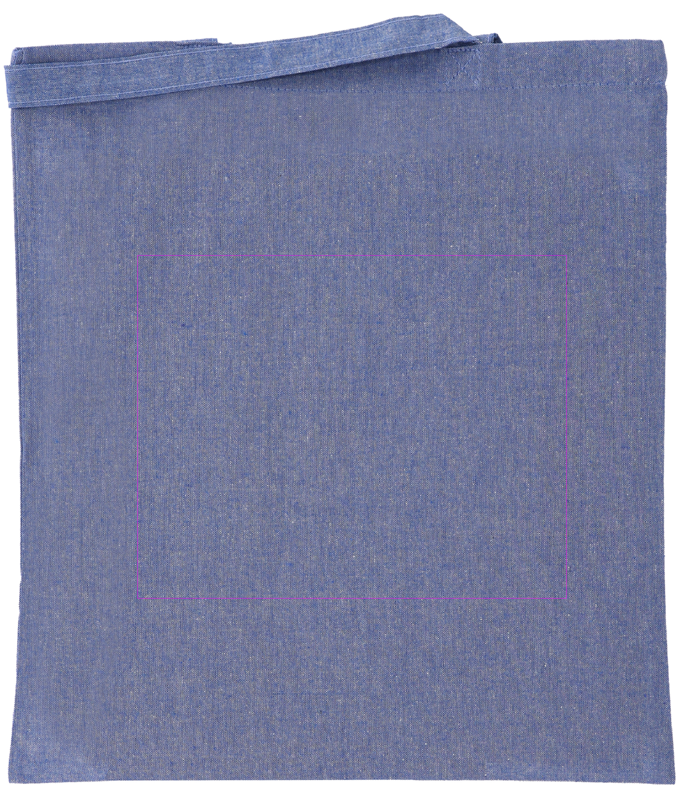 Recycled cotton bag with long handles 140 g/m2 LAMBERTO