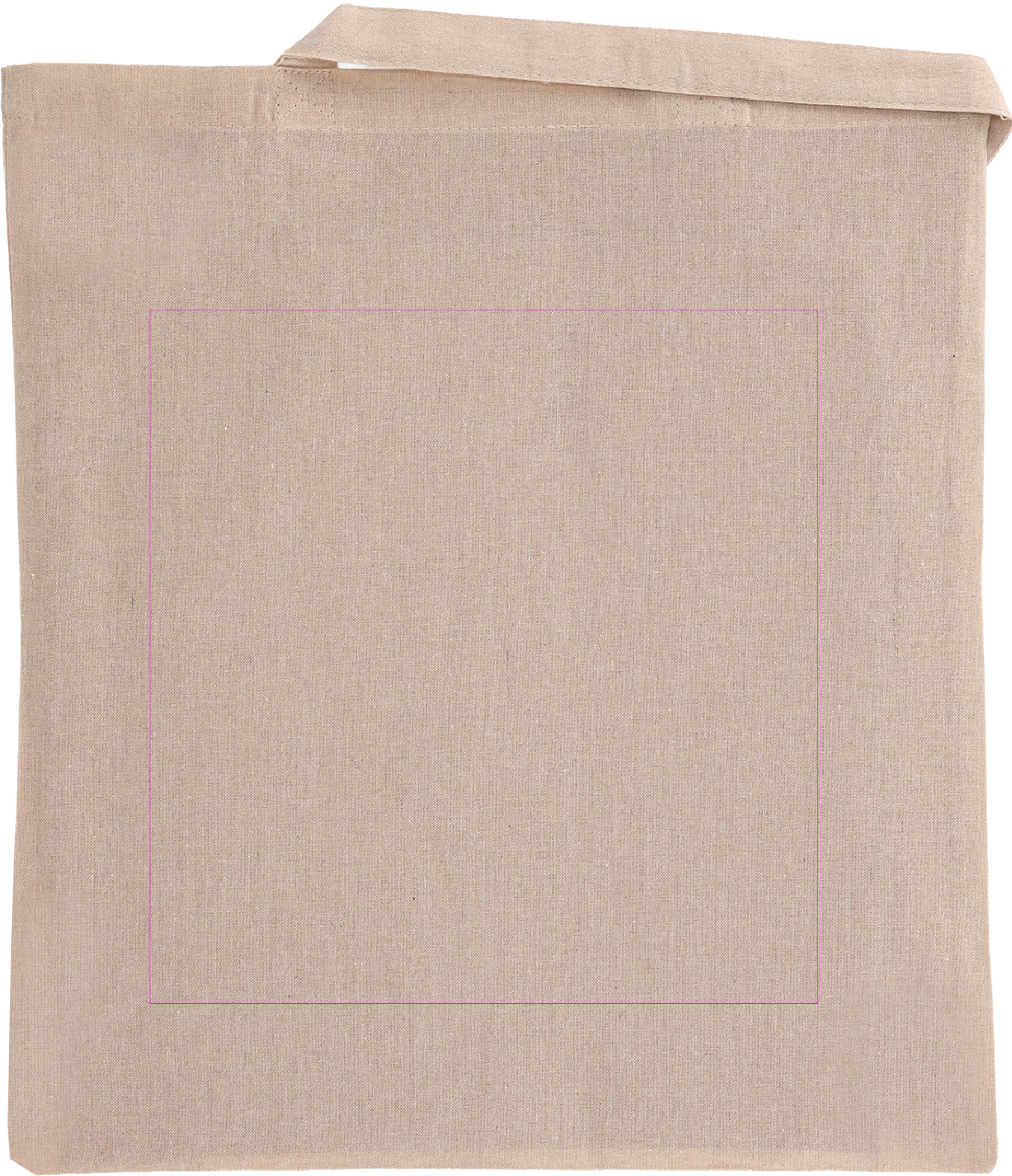 Recycled cotton bag with long handles 140 g/m2 LAMBERTO